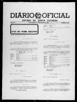 Diário Oficial do Estado de Santa Catarina. Ano 46. N° 11537 de 12/08/1980