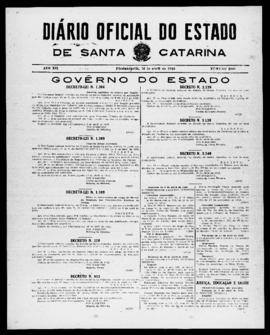 Diário Oficial do Estado de Santa Catarina. Ano 12. N° 2960 de 12/04/1945