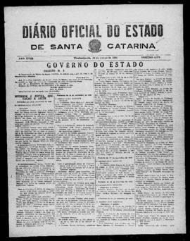 Diário Oficial do Estado de Santa Catarina. Ano 18. N° 4378 de 14/03/1951