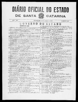 Diário Oficial do Estado de Santa Catarina. Ano 14. N° 3431 de 21/03/1947