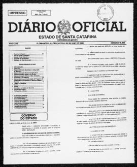 Diário Oficial do Estado de Santa Catarina. Ano 67. N° 16408 de 09/05/2000