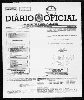 Diário Oficial do Estado de Santa Catarina. Ano 66. N° 16154 de 29/04/1999