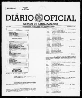 Diário Oficial do Estado de Santa Catarina. Ano 65. N° 16042 de 12/11/1998