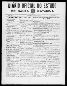 Diário Oficial do Estado de Santa Catarina. Ano 14. N° 3444 de 11/04/1947