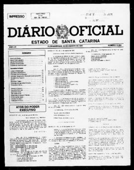 Diário Oficial do Estado de Santa Catarina. Ano 56. N° 14262 de 22/08/1991