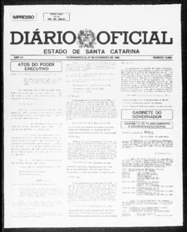 Diário Oficial do Estado de Santa Catarina. Ano 52. N° 12893 de 07/02/1986