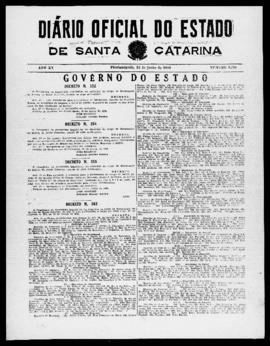 Diário Oficial do Estado de Santa Catarina. Ano 15. N° 3730 de 24/06/1948