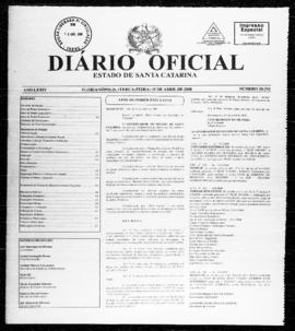 Diário Oficial do Estado de Santa Catarina. Ano 74. N° 18342 de 15/04/2008