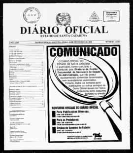 Diário Oficial do Estado de Santa Catarina. Ano 74. N° 18515 de 22/12/2008
