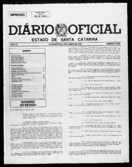 Diário Oficial do Estado de Santa Catarina. Ano 57. N° 14468 de 24/06/1992