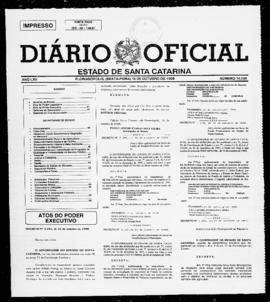Diário Oficial do Estado de Santa Catarina. Ano 65. N° 16025 de 16/10/1998