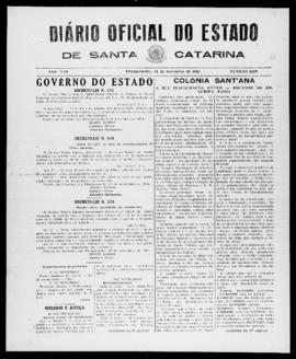 Diário Oficial do Estado de Santa Catarina. Ano 8. N° 2138 de 11/11/1941
