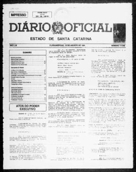 Diário Oficial do Estado de Santa Catarina. Ano 61. N° 14998 de 15/08/1994