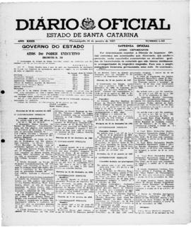 Diário Oficial do Estado de Santa Catarina. Ano 23. N° 5782 de 23/01/1957