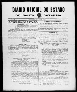 Diário Oficial do Estado de Santa Catarina. Ano 5. N° 1405 de 24/01/1939