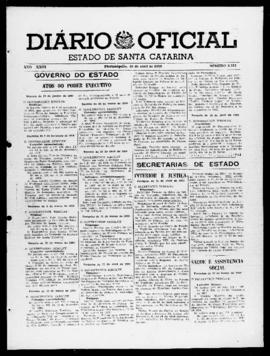 Diário Oficial do Estado de Santa Catarina. Ano 26. N° 6311 de 30/04/1959