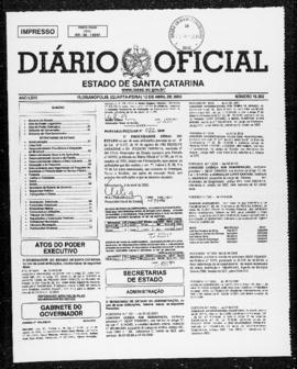 Diário Oficial do Estado de Santa Catarina. Ano 67. N° 16392 de 12/04/2000