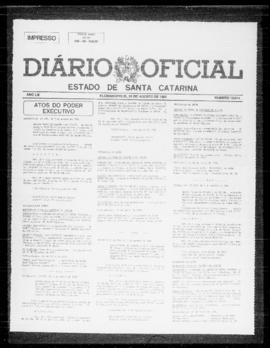 Diário Oficial do Estado de Santa Catarina. Ano 53. N° 13014 de 06/08/1986