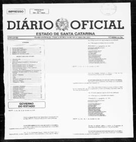 Diário Oficial do Estado de Santa Catarina. Ano 68. N° 16766 de 16/10/2001