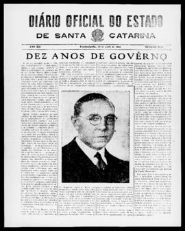 Diário Oficial do Estado de Santa Catarina. Ano 12. N° 2972 de 30/04/1945