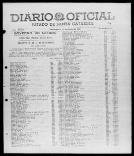 Diário Oficial do Estado de Santa Catarina. Ano 28. N° 6971 de 17/01/1962