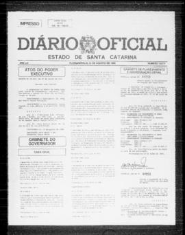 Diário Oficial do Estado de Santa Catarina. Ano 53. N° 13011 de 01/08/1986