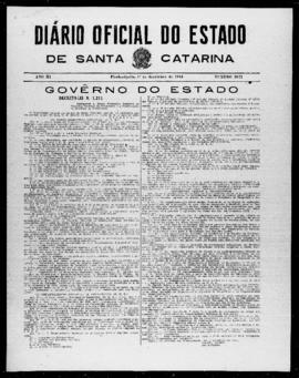 Diário Oficial do Estado de Santa Catarina. Ano 11. N° 2871 de 01/12/1944