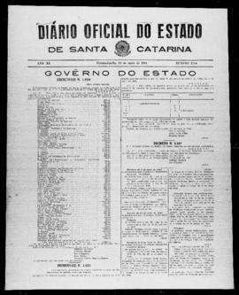 Diário Oficial do Estado de Santa Catarina. Ano 11. N° 2745 de 29/05/1944