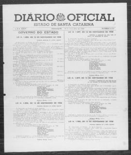 Diário Oficial do Estado de Santa Catarina. Ano 25. N° 6213 de 20/11/1958