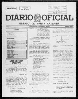 Diário Oficial do Estado de Santa Catarina. Ano 58. N° 14763 de 31/08/1993