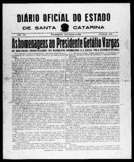 Diário Oficial do Estado de Santa Catarina. Ano 7. N° 1721 de 13/03/1940