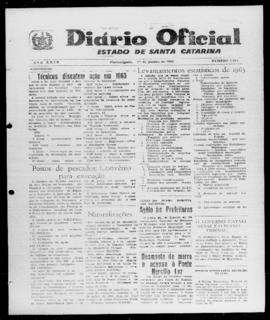 Diário Oficial do Estado de Santa Catarina. Ano 29. N° 7213 de 17/01/1963
