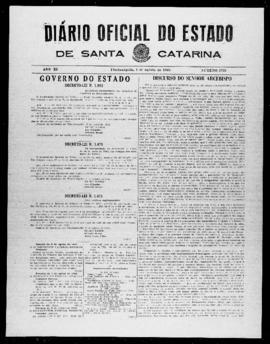 Diário Oficial do Estado de Santa Catarina. Ano 11. N° 2793 de 08/08/1944