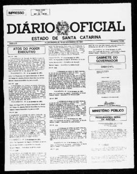 Diário Oficial do Estado de Santa Catarina. Ano 53. N° 13333 de 18/11/1987