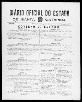 Diário Oficial do Estado de Santa Catarina. Ano 20. N° 4967 de 26/08/1953