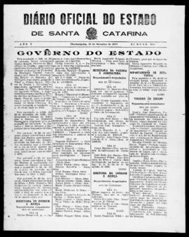 Diário Oficial do Estado de Santa Catarina. Ano 5. N° 1308 de 22/09/1938