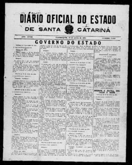 Diário Oficial do Estado de Santa Catarina. Ano 18. N° 4446 de 26/06/1951