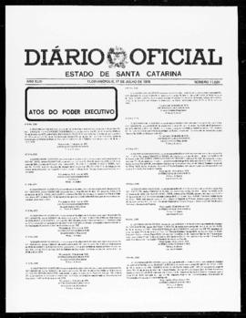 Diário Oficial do Estado de Santa Catarina. Ano 43. N° 11026 de 17/07/1978