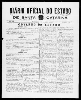 Diário Oficial do Estado de Santa Catarina. Ano 19. N° 4777 de 06/11/1952