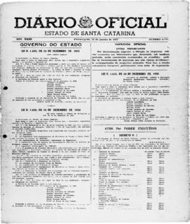 Diário Oficial do Estado de Santa Catarina. Ano 23. N° 5773 de 10/01/1957