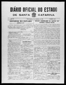 Diário Oficial do Estado de Santa Catarina. Ano 11. N° 2876 de 11/12/1944