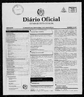 Diário Oficial do Estado de Santa Catarina. Ano 77. N° 19107 de 10/06/2011