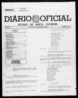 Diário Oficial do Estado de Santa Catarina. Ano 57. N° 14431 de 29/04/1992