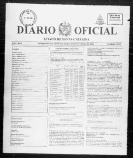 Diário Oficial do Estado de Santa Catarina. Ano 72. N° 17973 de 25/09/2006