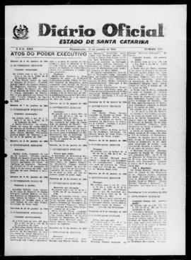 Diário Oficial do Estado de Santa Catarina. Ano 30. N° 7471 de 27/01/1964