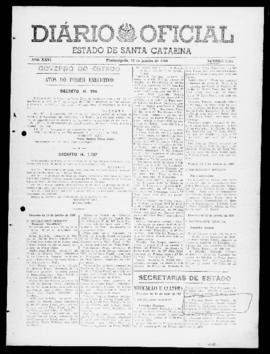 Diário Oficial do Estado de Santa Catarina. Ano 26. N° 6484 de 19/01/1960