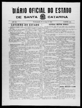 Diário Oficial do Estado de Santa Catarina. Ano 11. N° 2704 de 22/03/1944