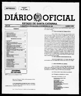 Diário Oficial do Estado de Santa Catarina. Ano 63. N° 15584 de 30/12/1996