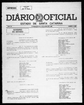 Diário Oficial do Estado de Santa Catarina. Ano 53. N° 12986 de 27/06/1986