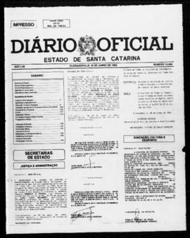 Diário Oficial do Estado de Santa Catarina. Ano 57. N° 14464 de 16/06/1992. Parte 1